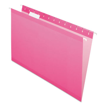 Pendaflex® Colored Reinforced Hanging Folders, Legal Size, 1-5-cut Tab, Pink, 25-box freeshipping - TVN Wholesale